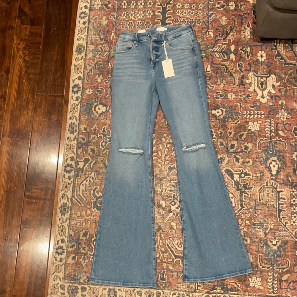 Flare denim jeans